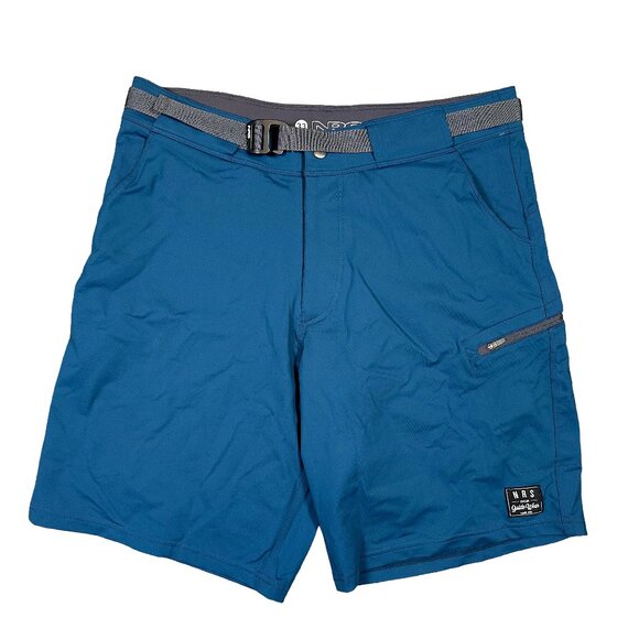 NRS Men’s Guide Short Royal Blue Belted Size 33 - Gorpcore / Fishing / River - Picture 1 of 4